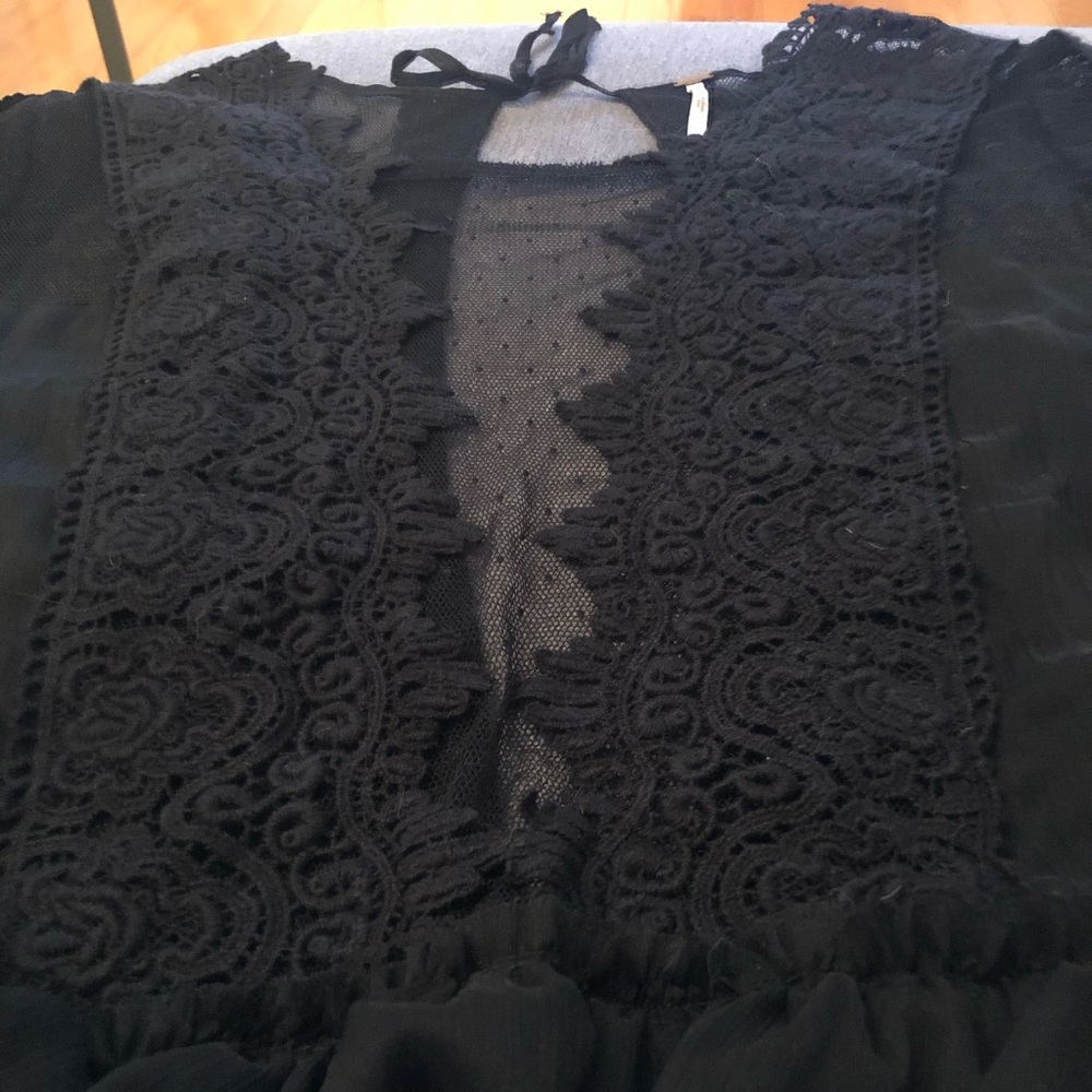 NWT Free People Midnight Memory lace top - Picture 11 of 15